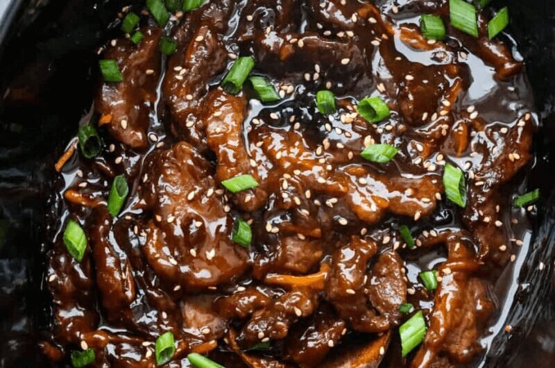 Slow Cooker Mongolian Beef Recipe