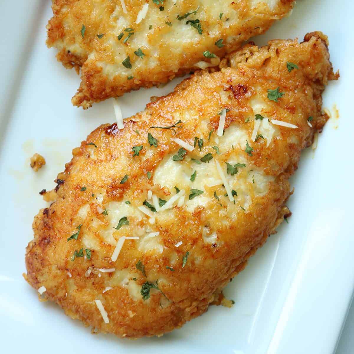 Baked Garlic Parmesan Chicken Cutlets