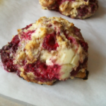 Raspberry Cottage Cheese Scones