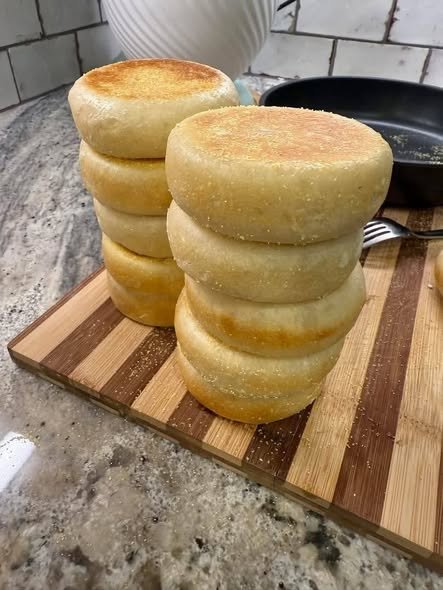 Homemade Golden English Muffins: Soft, Thick, and Perfectly Toasted