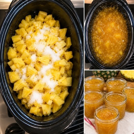 Slow Cooker Pineapple Jam