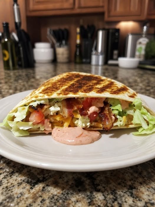 Low-Carb Applebee’s-Style Quesadilla Burger