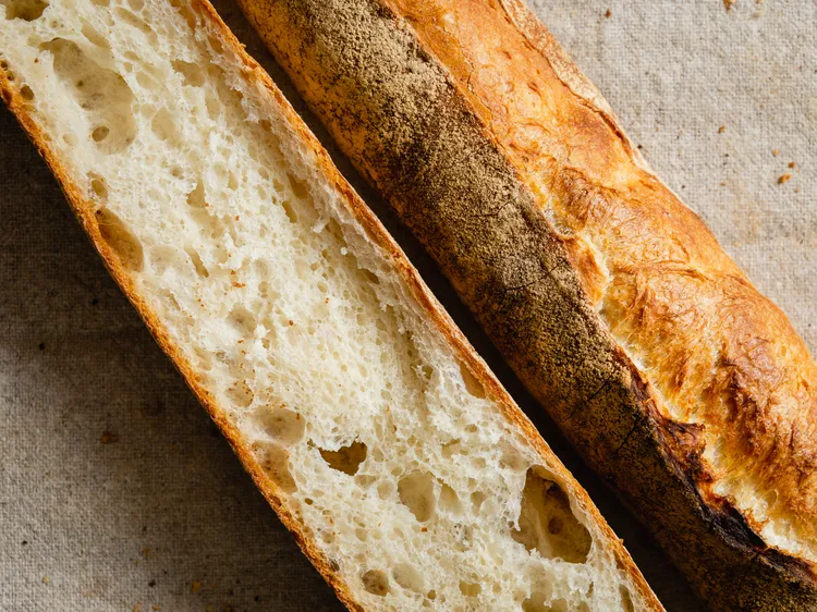 Homemade Artisan Baguette Recipe: Crispy Golden Crust and Soft, Airy Inside