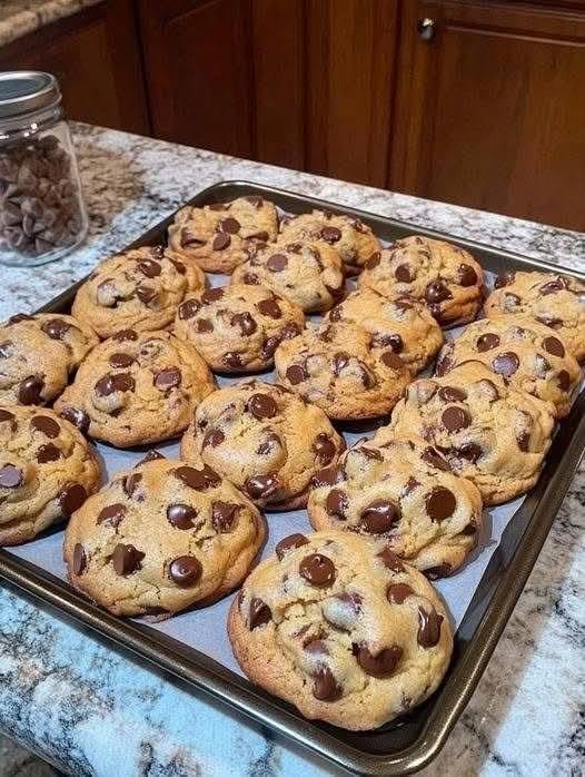 The Best Thick and Chewy Chocolate Chip Cookies Recipe